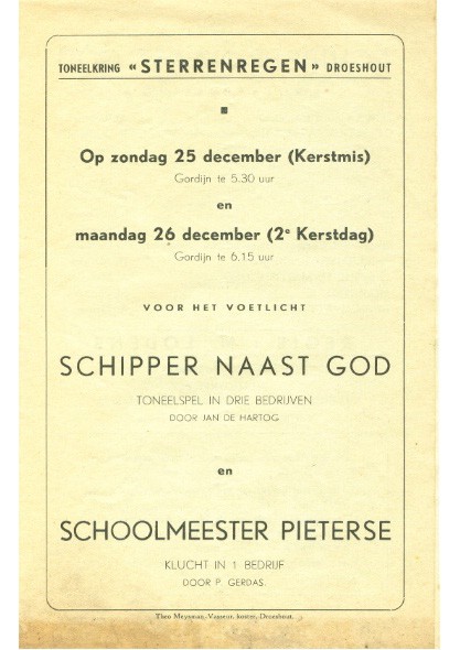 Schipper naast God / Schoolmeester Pieterse